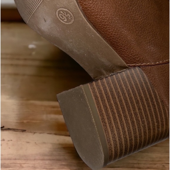 Dolcetta brown vegan leather bootie mules Women’s Sz 9.5 - Picture 13 of 16